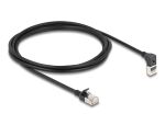 DELOCK RJ45 Netzwerkkabel Cat.6A S/FTP Slim 90° 2 m...