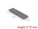 DELOCK Wärmeleitpad 70x20x0,75mm für M.2 Module 3,2 W/mK