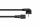Kabelmeister Netzkabel Schutzkontakt-Stecker Typ E+F (90° gew.) an Warmgeräte-Buchse C15, schwarz, 1,00mm², 5m