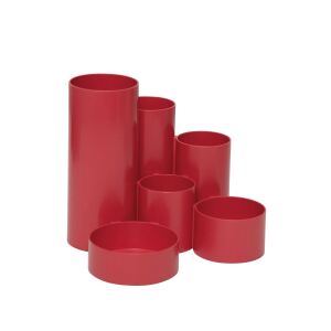 MAUL 4115625 Stiftehalter Kunststoff Rot