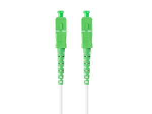 Lanberg FO-SASA-SS21-0200-WH InfiniBand/Glasfaserkabel 20 m SC Weiß