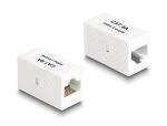DELOCK Adapter RJ45 Buchse zu RJ45 Buchse Cat.6A UTP...