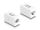 DELOCK Adapter RJ45 Buchse zu RJ45 Buchse Cat.6A UTP weiß
