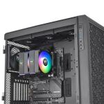 Thermaltake ASTRIA 600 Prozessor Luftkühlung 12 cm Schwarz 2 Stück(e)
