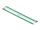 DELOCK Edelstahlkabelbinder L 200 x B 7,9 mm grün 10 Stück