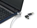 Conceptronic Doppel-Notebook-Schloss, Laptop-Kabelschloss mit 2 Schlössern, 1,5 Meter