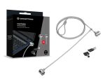Conceptronic Doppel-Notebook-Schloss, Laptop-Kabelschloss mit 2 Schlössern, 1,5 Meter