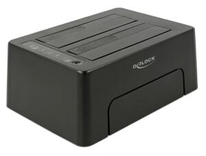 DeLOCK 63957 Speicherlaufwerk-Docking-Station USB 3.2 Gen 2 (3.1 Gen 2) Type-C Schwarz