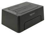 DeLOCK 63957 Speicherlaufwerk-Docking-Station USB 3.2 Gen 2 (3.1 Gen 2) Type-C Schwarz