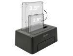 DeLOCK 63957 Speicherlaufwerk-Docking-Station USB 3.2 Gen 2 (3.1 Gen 2) Type-C Schwarz