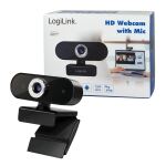 LogiLink UA0368 Webcam 1280 x 720 Pixel USB 2.0 Schwarz