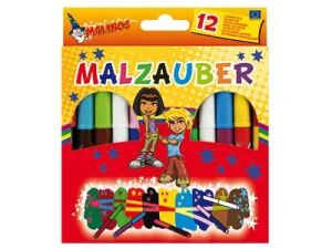 Malinos 300005 Filzstift Mehrfarbig 12 Stück(e)