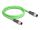 DELOCK M12 Kabel D-kodiert 4 Pin St. zu St. PUR (TPU) 1 m