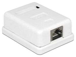 DeLOCK 86169 Steckdose RJ-45 Weiß