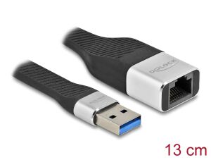 DeLOCK FPC Flachbandkabel USB Typ-A zu Gigabit LAN 10/100/1000 Mbps 13 cm