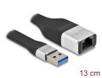 DeLOCK FPC Flachbandkabel USB Typ-A zu Gigabit LAN 10/100/1000 Mbps 13 cm