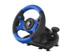 GENESIS Seaborg 350 Schwarz, Blau USB Lenkrad + Pedale Nintendo Switch, PC, PlayStation 4, Playstation 3, Xbox 360, Xbox One, Xbox Series S, Xbox Series X
