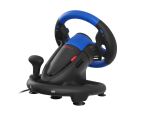 GENESIS Seaborg 350 Schwarz, Blau USB Lenkrad + Pedale Nintendo Switch, PC, PlayStation 4, Playstation 3, Xbox 360, Xbox One, Xbox Series S, Xbox Series X