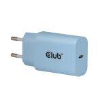 CLUB3D CAC-3022 Ladegerät für Mobilgeräte Smartphone, Universal Blau AC Schnellladung Drinnen