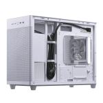 ASUS PRIME AP201 CASE TG WHITE Mini Tower Weiß