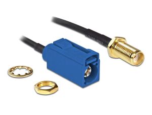 DELOCK HF Kabel SMA Buchse zum Einbau > FAKRA C Buchse 20