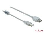 DeLOCK 1.5m, 2xUSB2.0-A USB Kabel USB 2.0 1,5 m USB A...