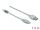 DeLOCK 1.5m, 2xUSB2.0-A USB Kabel USB 2.0 1,5 m USB A 0,48 Gbit/s Transparent