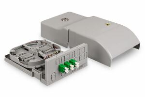 Digitus FTTH Hausübergabepunkt, 3 x LC/APC Duplex