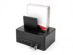 DeLOCK USB Dual Dockingstation für 2 x SATA HDD / SSD mit Klon Funktion und Card Reader + zusätzlichem USB Port