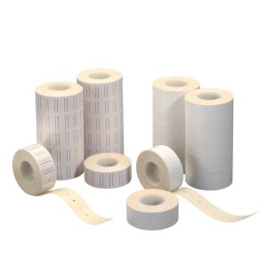 Herlitz 1605294 selbstklebendes Etikett Rechteck Permanent Weiß 14400 Stück(e)