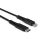 Lindy 31286 Lightning-Kabel 1 m Schwarz