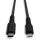 Lindy 31286 Lightning-Kabel 1 m Schwarz