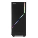 Sharkoon RGB FLOW Midi Tower Schwarz