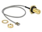 DELOCK Antennenkabel RP-SMA Buchse zum Einbau zu I-PEX