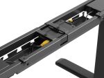 Equip ERGO Elektrisches-Sitz-Steh-Tischgestell, Doppelmotor, Schwarz