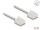 DeLOCK RJ45 Netzwerkkabel Cat.6 UTP Ultra Slim 2 m grau mit kurzen Steckern