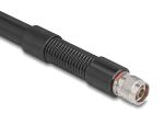 DeLOCK WiFi 5,8 GHz Antenne N Stecker 7 dBi omnidirektional mit Stahlfeder schwarz outdoor