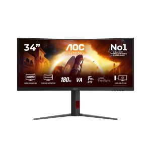 AOC G4 CU34G4 Computerbildschirm 86,4 cm (34") 3440 x 1440 Pixel Wide Quad HD LED Schwarz, Rot