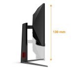 AOC G4 CU34G4 Computerbildschirm 86,4 cm (34") 3440 x 1440 Pixel Wide Quad HD LED Schwarz, Rot