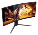 AOC G4 CU34G4 Computerbildschirm 86,4 cm (34") 3440 x 1440 Pixel Wide Quad HD LED Schwarz, Rot