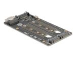 DELOCK SFF-8654 8i > 2x M.2 Key M NVMe SSD Konverter