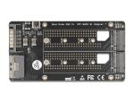 DELOCK SFF-8654 8i > 2x M.2 Key M NVMe SSD Konverter