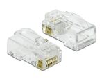 Delock RJ45 Crimp+Cut+Curve Stecker Cat.6 UTP 20 Stück