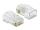 Delock RJ45 Crimp+Cut+Curve Stecker Cat.6 UTP 20 Stück