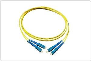 Alcasa LW-902SC InfiniBand/Glasfaserkabel 2 m SC Blau, Gelb