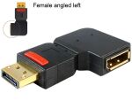 DELOCK Displayport Adapter DP -> DP St/Bu 90° links