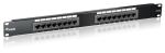 Equip 16-Port Cat.5e Ungeschirmtes Patch Panel, Black