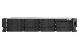 QNAP TS-855EU-8G NAS & Speicherserver Rack (2U) Intel Atom® C5125 8 GB DDR4 0 TB QuTS hero Schwarz