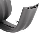 DELOCK PVC Kabelkanal flexibel 70 x 13 mm - Länge 1,5 m grau