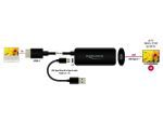 DeLOCK Adapter HDMI-A Stecker zu USB Type-C Buchse (DP Alt Mode) 4K 60 Hz